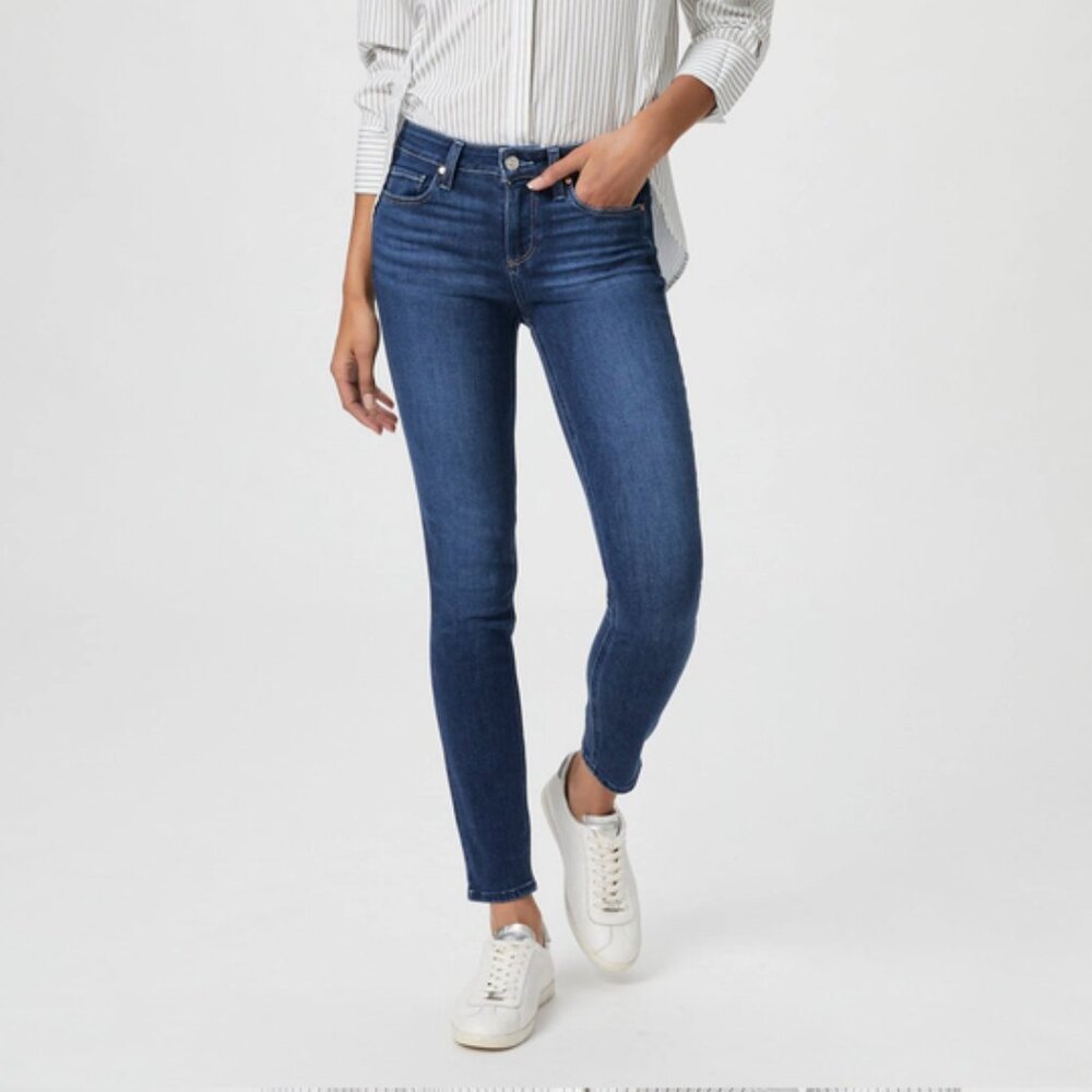 PAIGE Verdugo Ankle Dark Wash Jeans | Women's 29 | Skinny Leg RN #27002 EUC